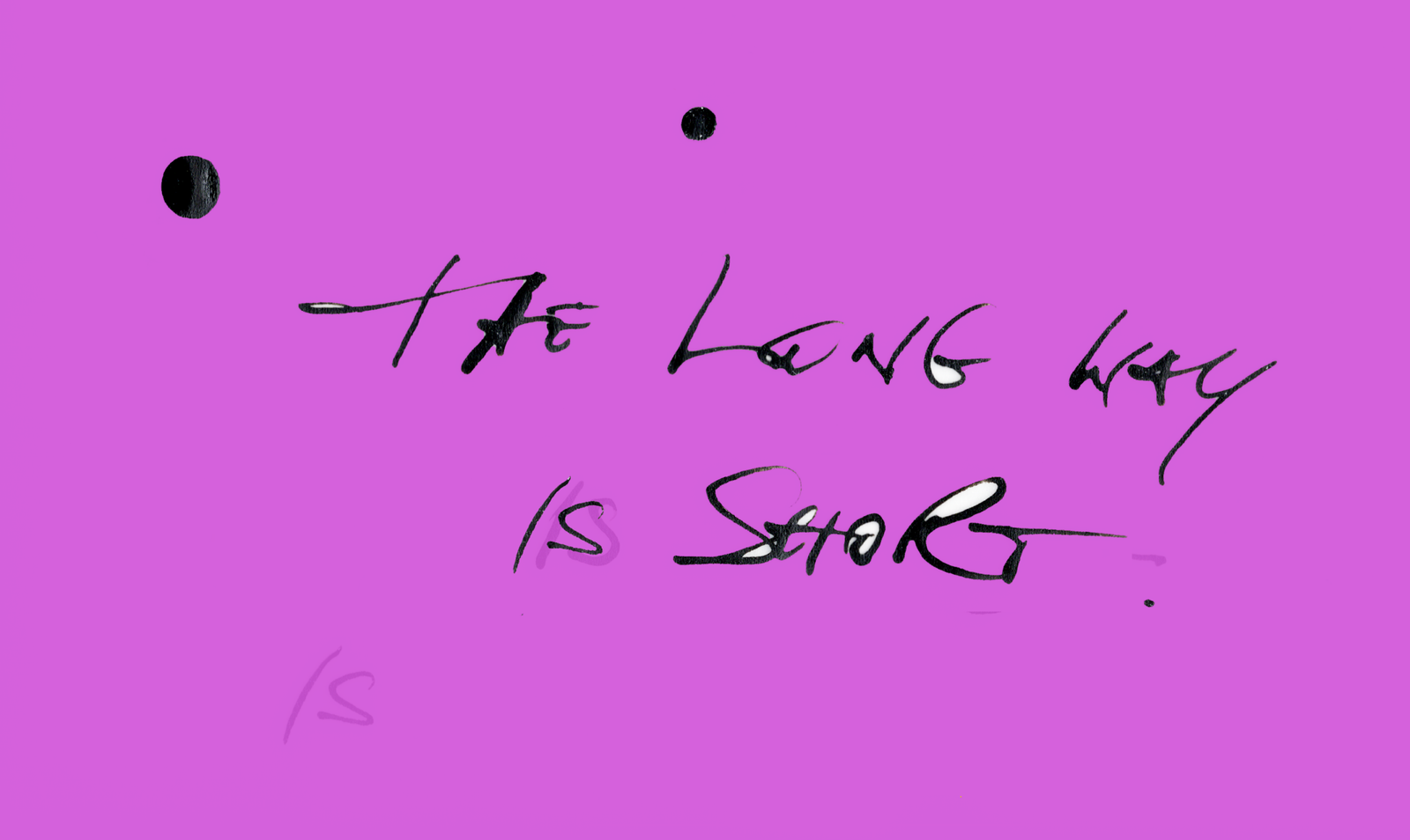 The long Way is short - What's driven me insane